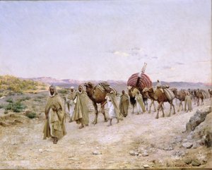 En husvagn nära Biskra, 1892